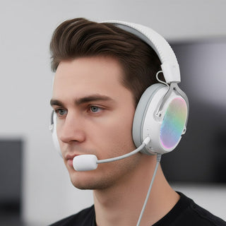 Sakerplus® Wireless Gaming Headset RGB Noise Canceling