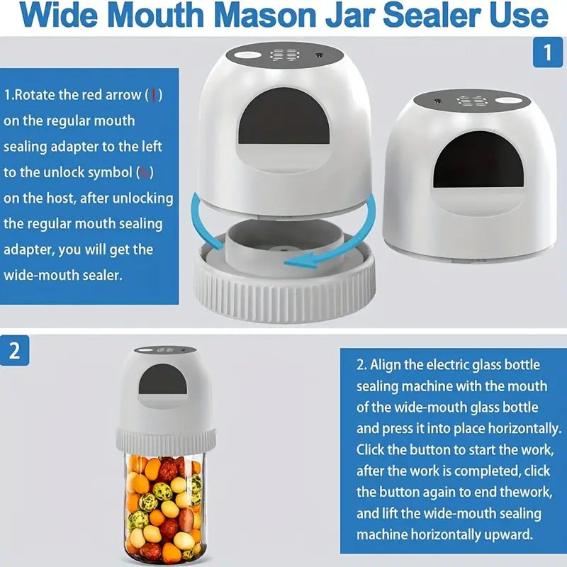 Saker 3-in-1 Upgrade Electric Vacuum Sealer Kit