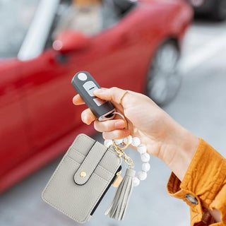 Sakerplus® Wristlet Keychain Bracelet Wallet