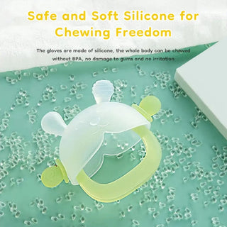 Sakerplus® Teething Mittens for Safe Baby Exploration