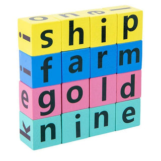 Sank Wooden CVC Word Spelling Games