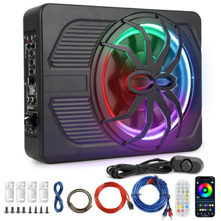 Sakerplus® Slim Powered Car Subwoofer Audio Speaker