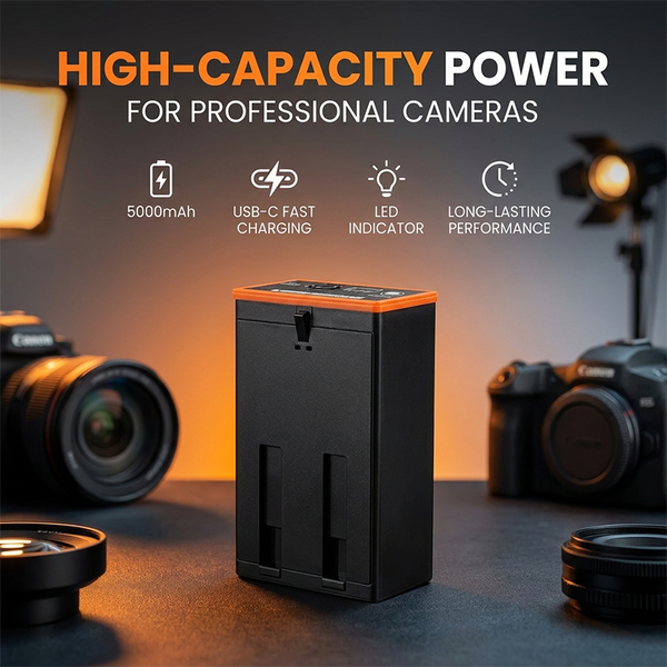 Sakerplus® Rechargeable Lithium Battery Pack for Moultrie EDGE Series Trail Cameras