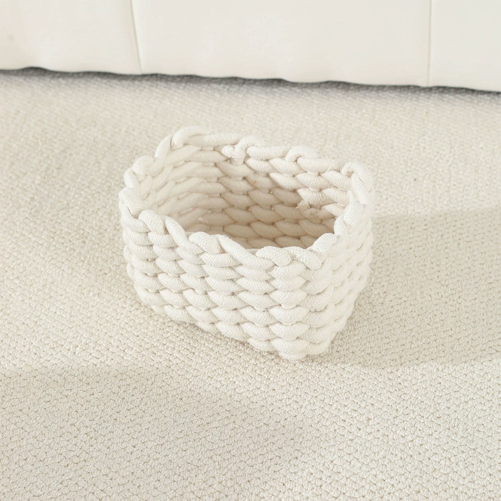 Sakerplus® Macrame Woven Storage Basket Set