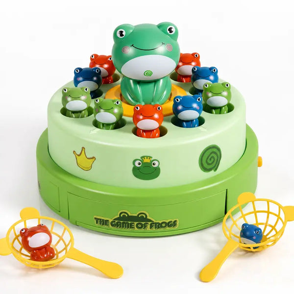 Sakerplus® Kids Frog Bounce And Catch Game