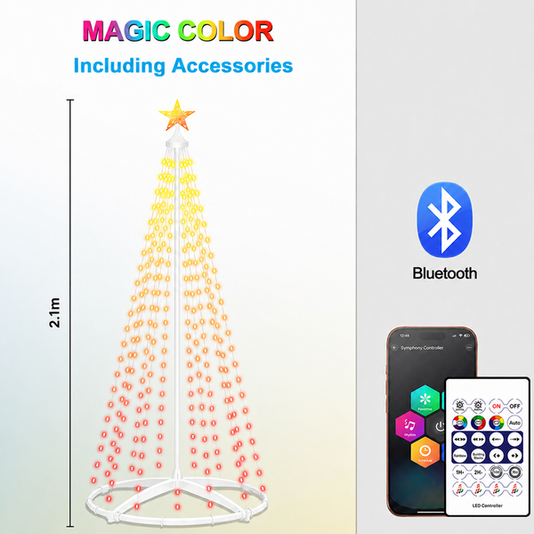 Sakerplus® RGB DIY Christmas Tree Light