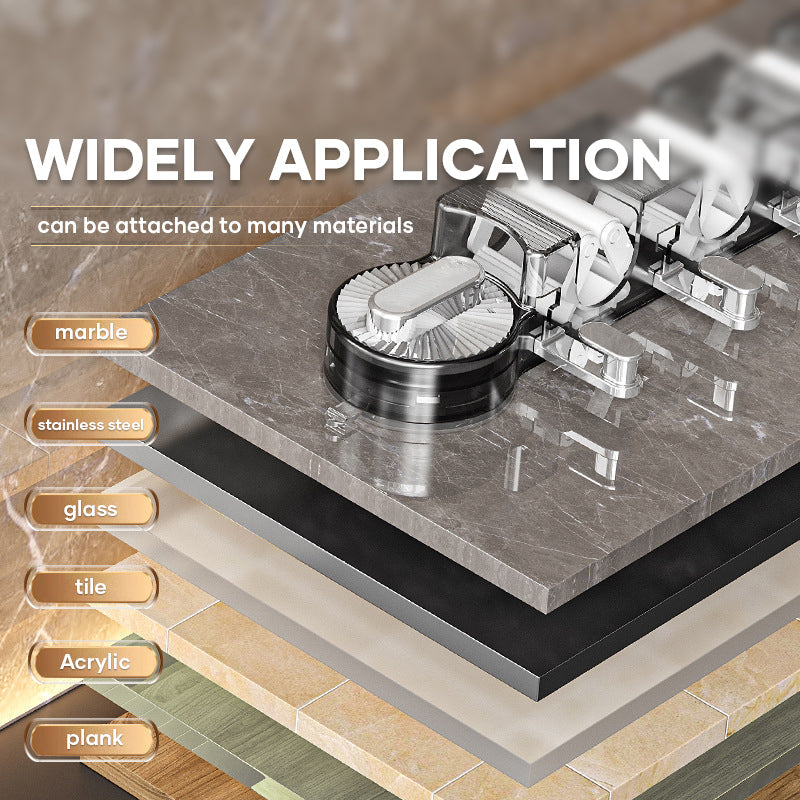 SAKER® Suction Cup Mop Clip