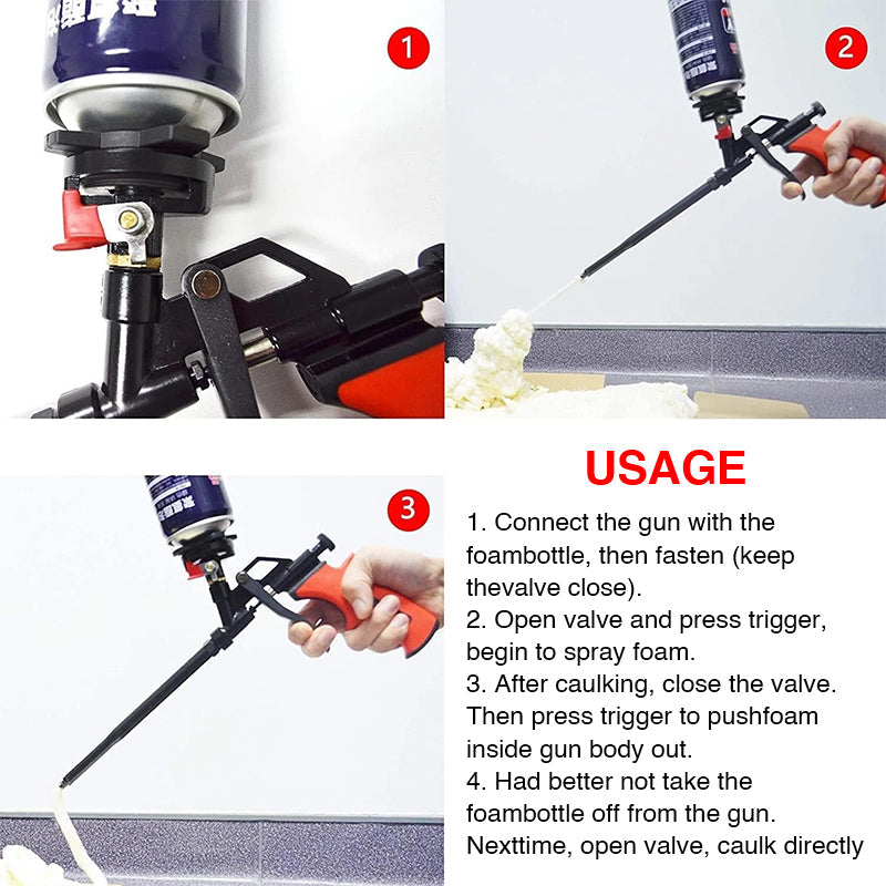 SAKER® Clean-Free Spray Foam Gun