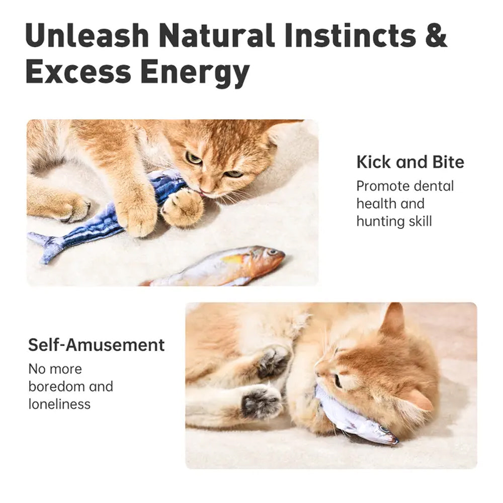 Sakerplus Interactive Flopping Fish Cat Toys
