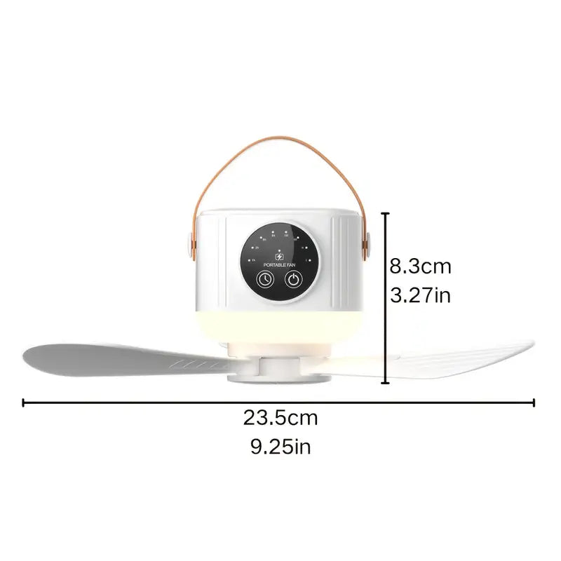 Sakerplus USB Rechargeable Ceiling Fan