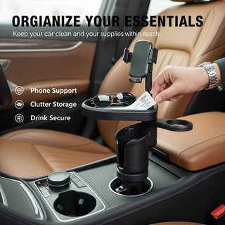 Sakerplus® Car Cup Holder Tray Organizer