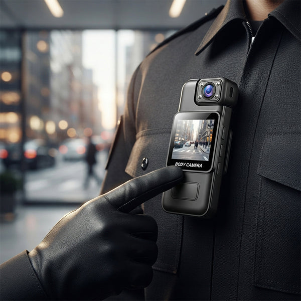 Sakerplus® 4K Body Cam With Rotatable Lens