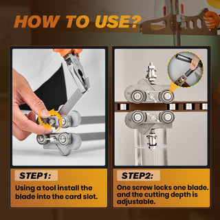 Sakerplus Foldable Drywall Cutting Tool