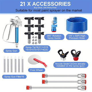 Sakerplus Airless Paint Sprayer Kit