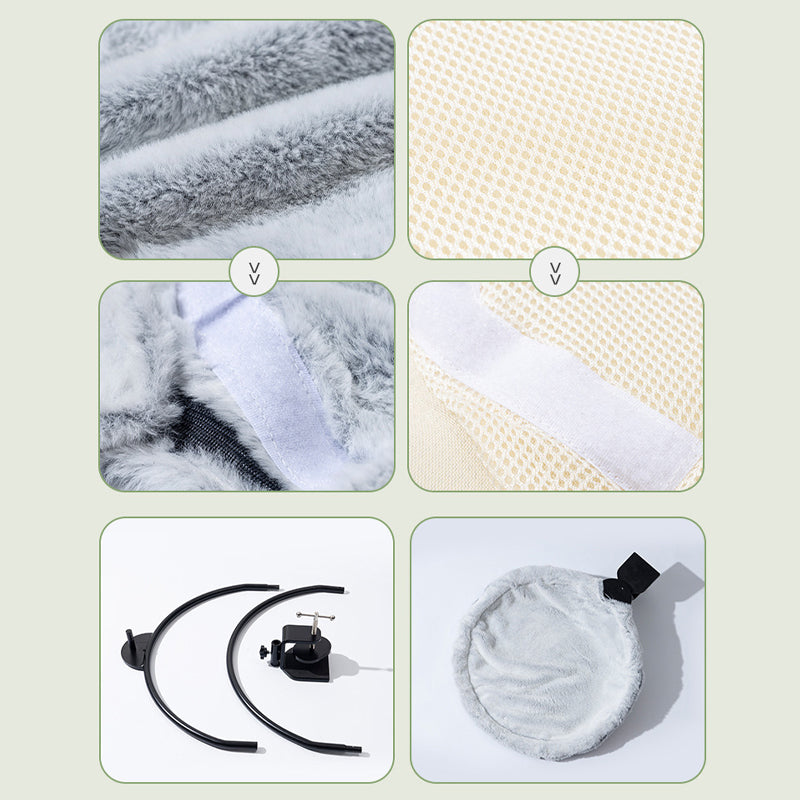 Sakerplus Ergonomic Desk Cat Bed For Office