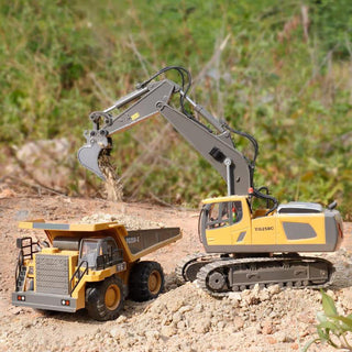 Sakerplus 9-Channel RC Metal Bulldozer