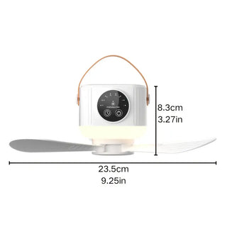 Sakerplus USB Rechargeable Ceiling Fan