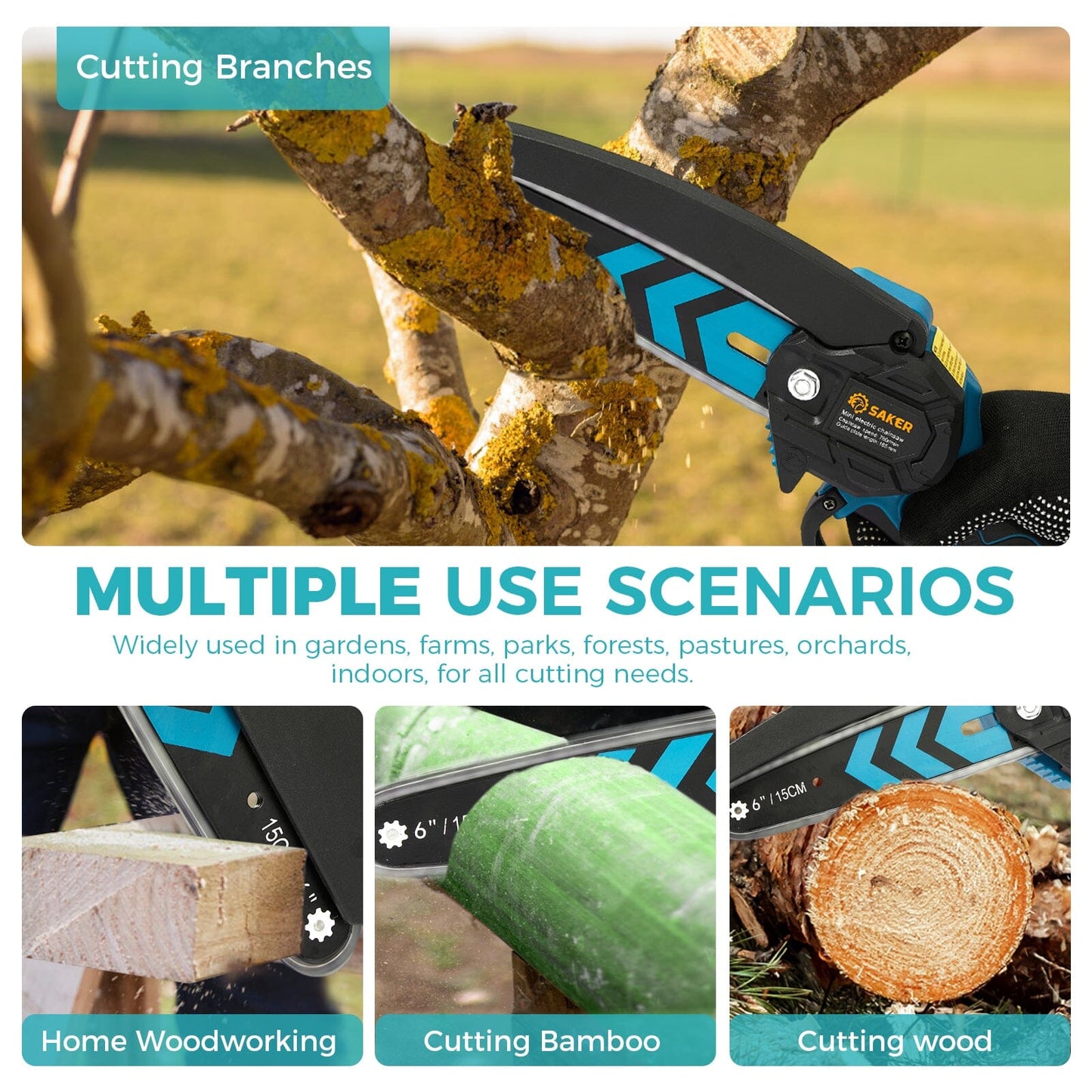 Saker® Mini Chainsaw