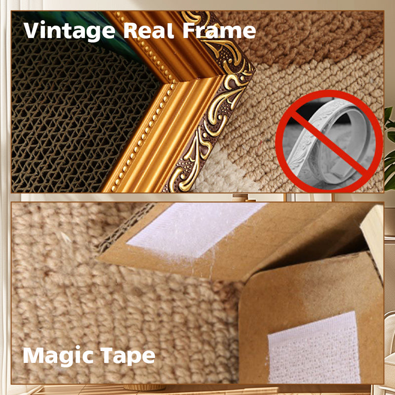 Sakerplus Art Frame Cat Bed House