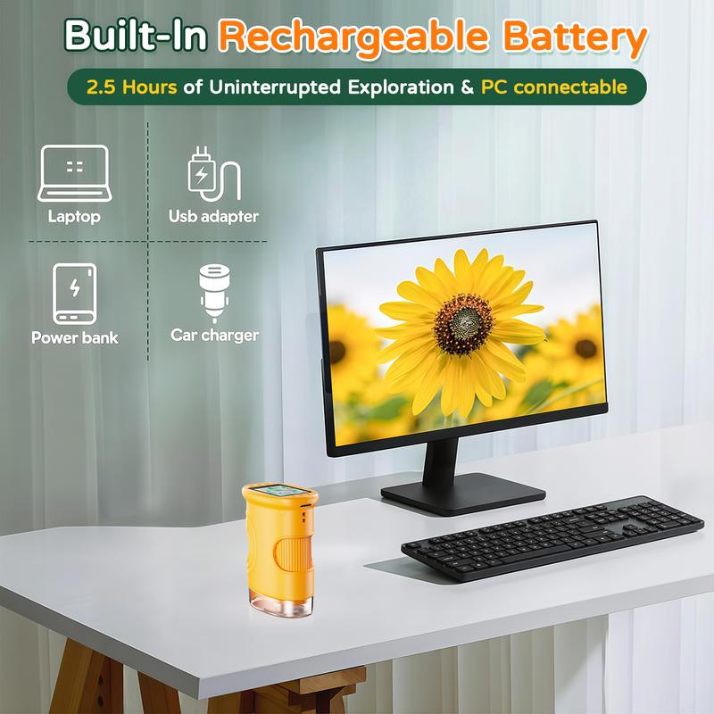 Sakerplus 1000X Handheld Digital Microscope