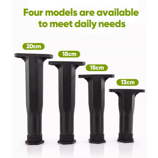 Sakerplus 6 Pcs Adjustable Height Bed Support Legs