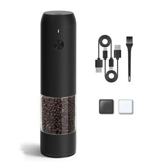 Sakerplus® Rechargeable Automatic Adjustable Electric Pepper Grinder