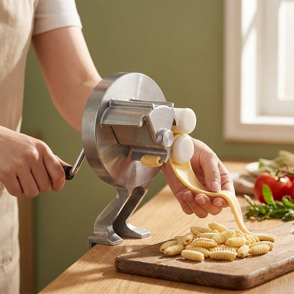 Sakerplus® Hand Crank Cavatelli Pasta Maker