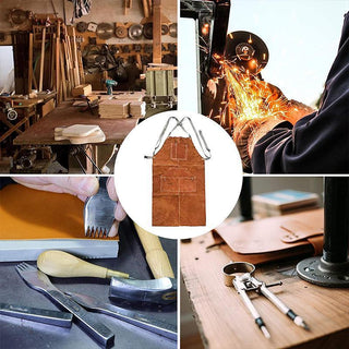 Saker Fireproof cowhide apron