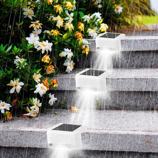 Saker Solar Deck Lights Outdoor 4 Pack