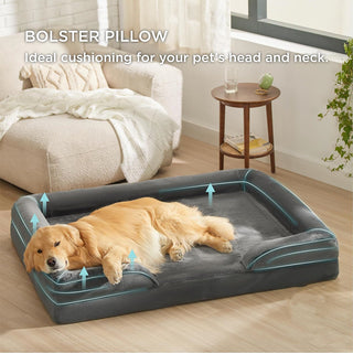 Sakerplus® Waterproof Orthopedic Large Dog Bed
