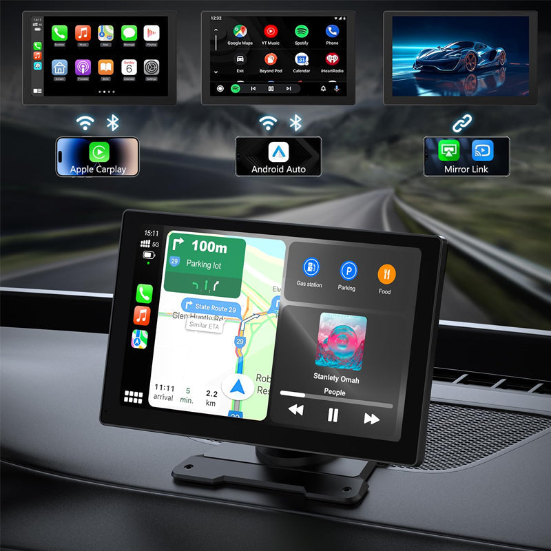 Saker Wireless CarPlay display screen