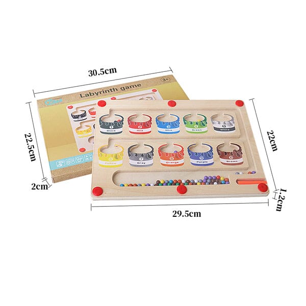 Sank Magnetic Color and Number Maze