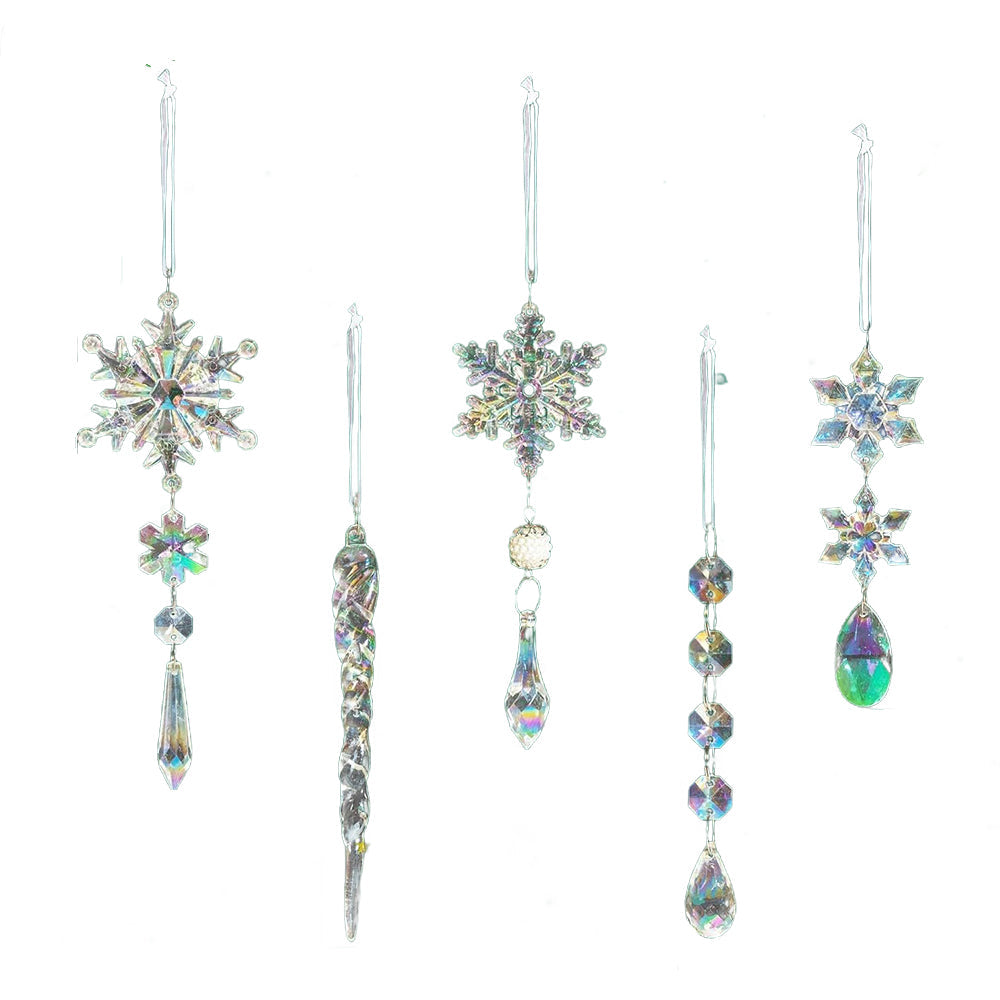 Sakerplus® Acrylic Crystal Christmas Ornaments