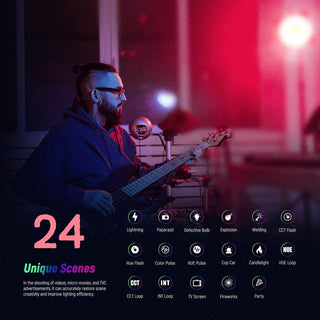 Sakerplus Portable RGB Studio Lighting for Vlogs