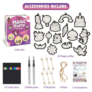 Sakerplus® 3D Aqua Puffs Art Kit Craft Set