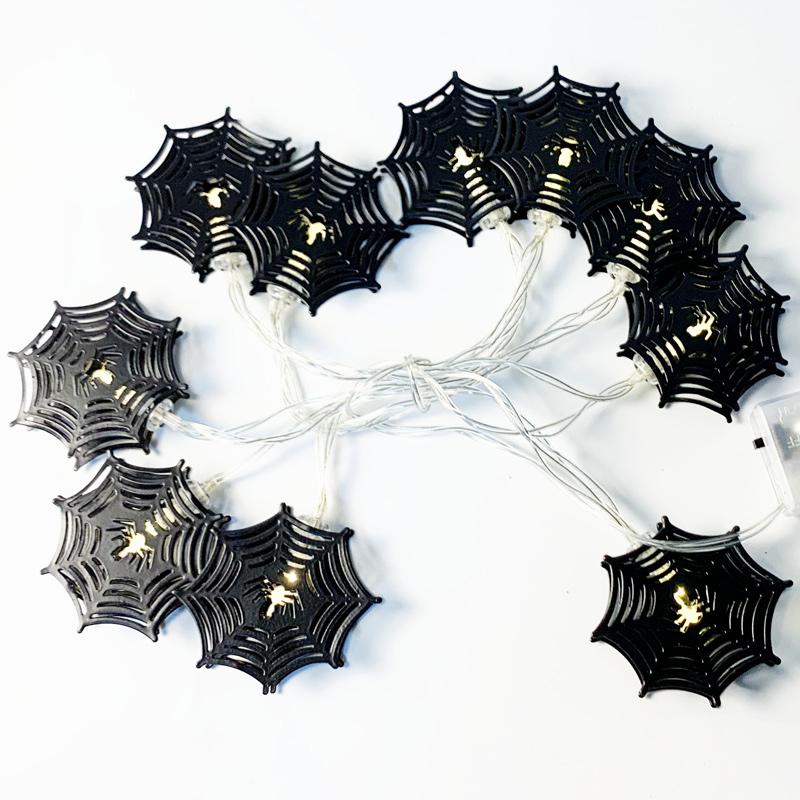 Saker Halloween Spider Web String Light
