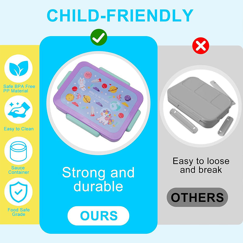 Sakerplus Leakproof Kids Lunch Container