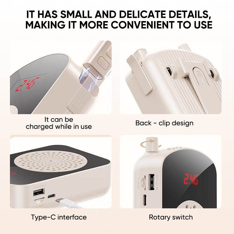 Sakerplus Voice Amplifier Wireless with Lapel Microphone