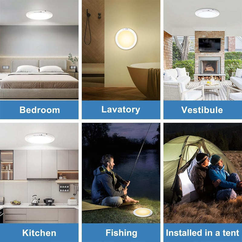 Sakerplus® Rechargeable Ceiling Light With Remote