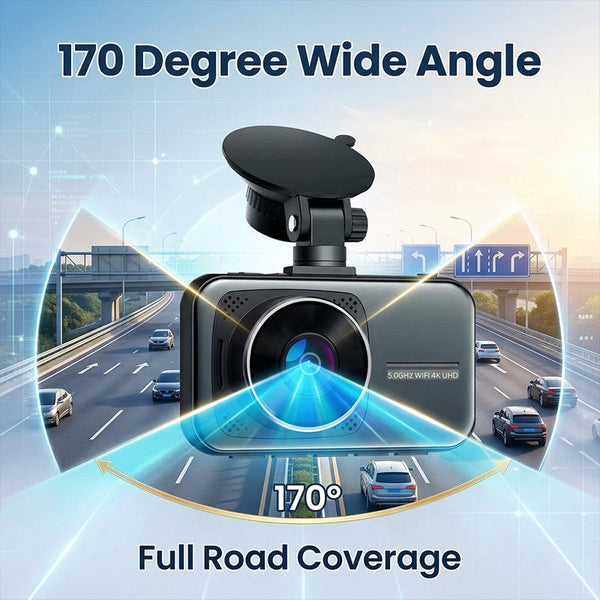 Sakerplus® Ultra 4K Dual Dash Cam