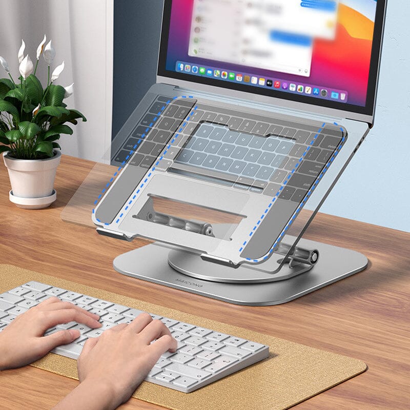 Saker Laptop Stand Aluminum Alloy Rotating Bracket