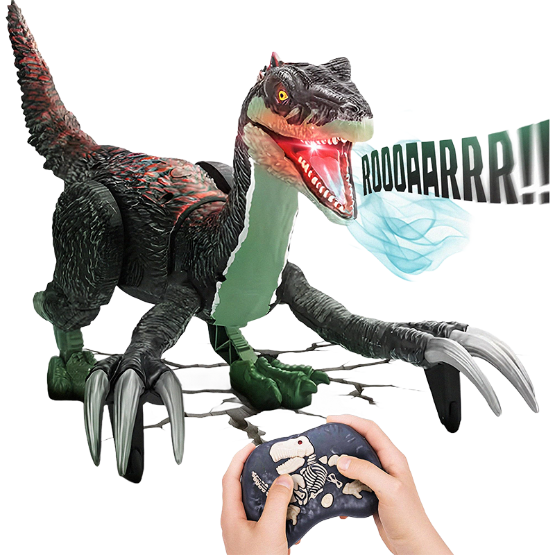 Sakerplus® Remote Control Dinosaur Toy With Spray