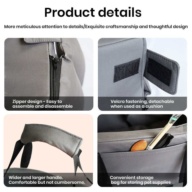 Sakerplus® Center Console Pet Car Seat