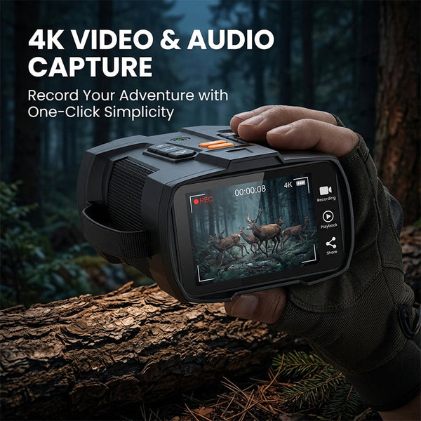 Sakerplus® 4K Infrared Night Vision Binoculars Recorder