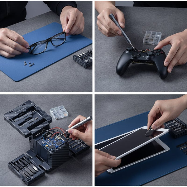 Sakerplus® Carbon Fiber Precision Magnetic Tool Kit