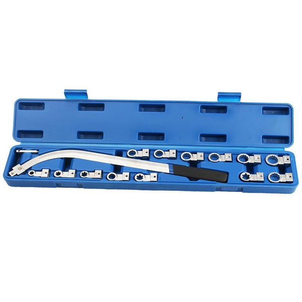 Sakerplus® 15Pcs Universal Belt Tensioner Pulley Tool Kit