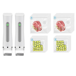 Sakerplus® Handheld Vacuum Sealer with Reusable Bags