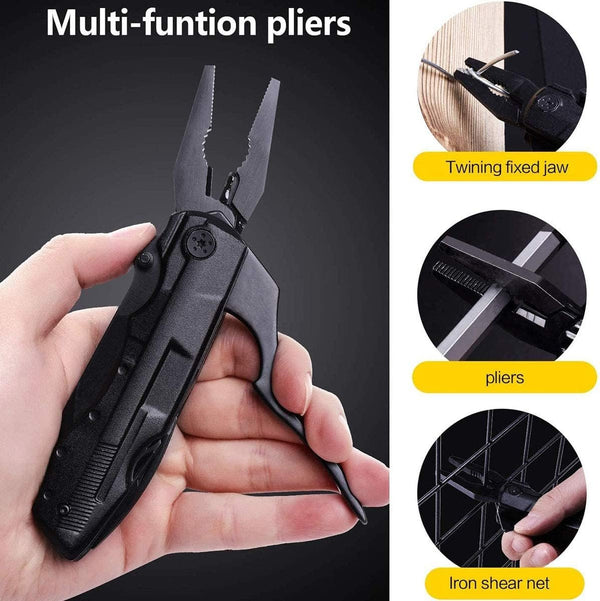 Sakerplus® 6 in 1 Stainless Steel Pocket Knife Pliers