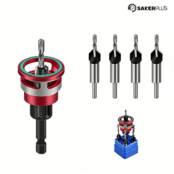 Sakerplus® Two-Flute Counterbore with Depth Stop