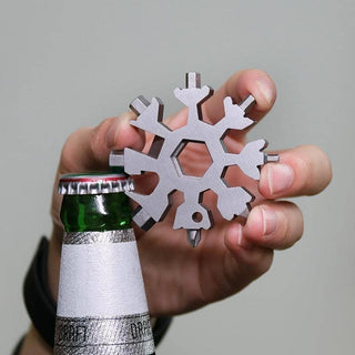 Sakerplus® 18-in-1 Stainless Steel Snowflakes Multi-tool